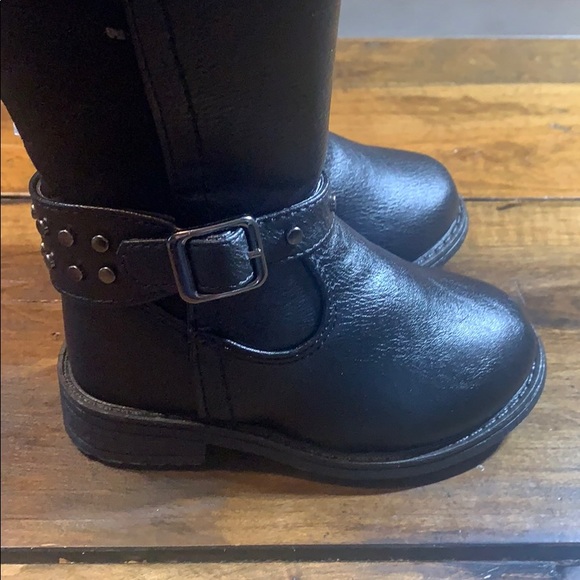 Girls Black Toddler Boots. Size Various. New - Picture 2 of 6